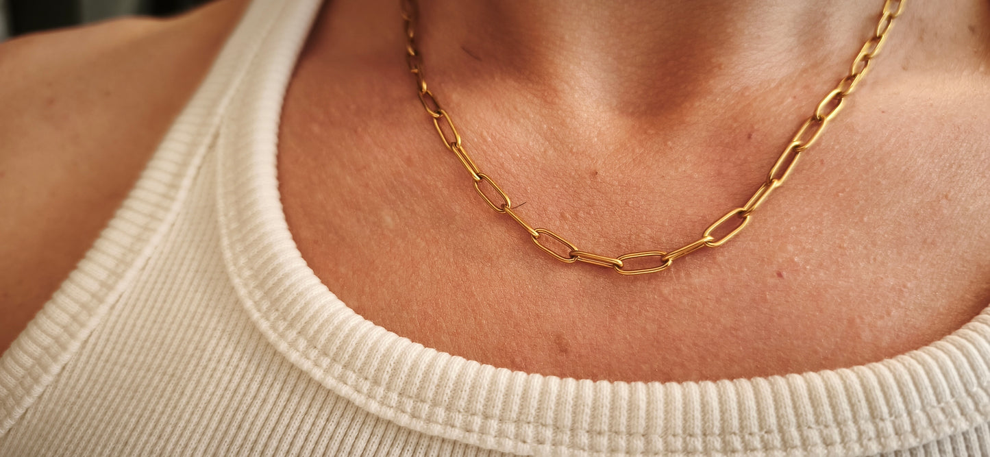Paperclip necklace