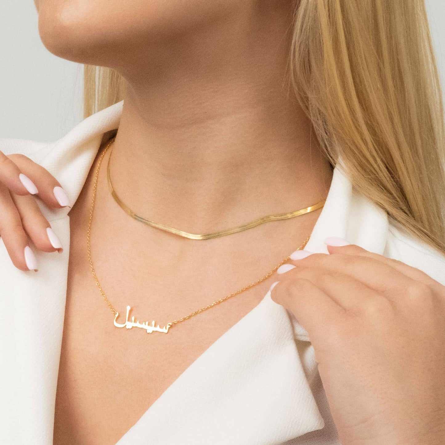 Snake Skin Necklace 4mm